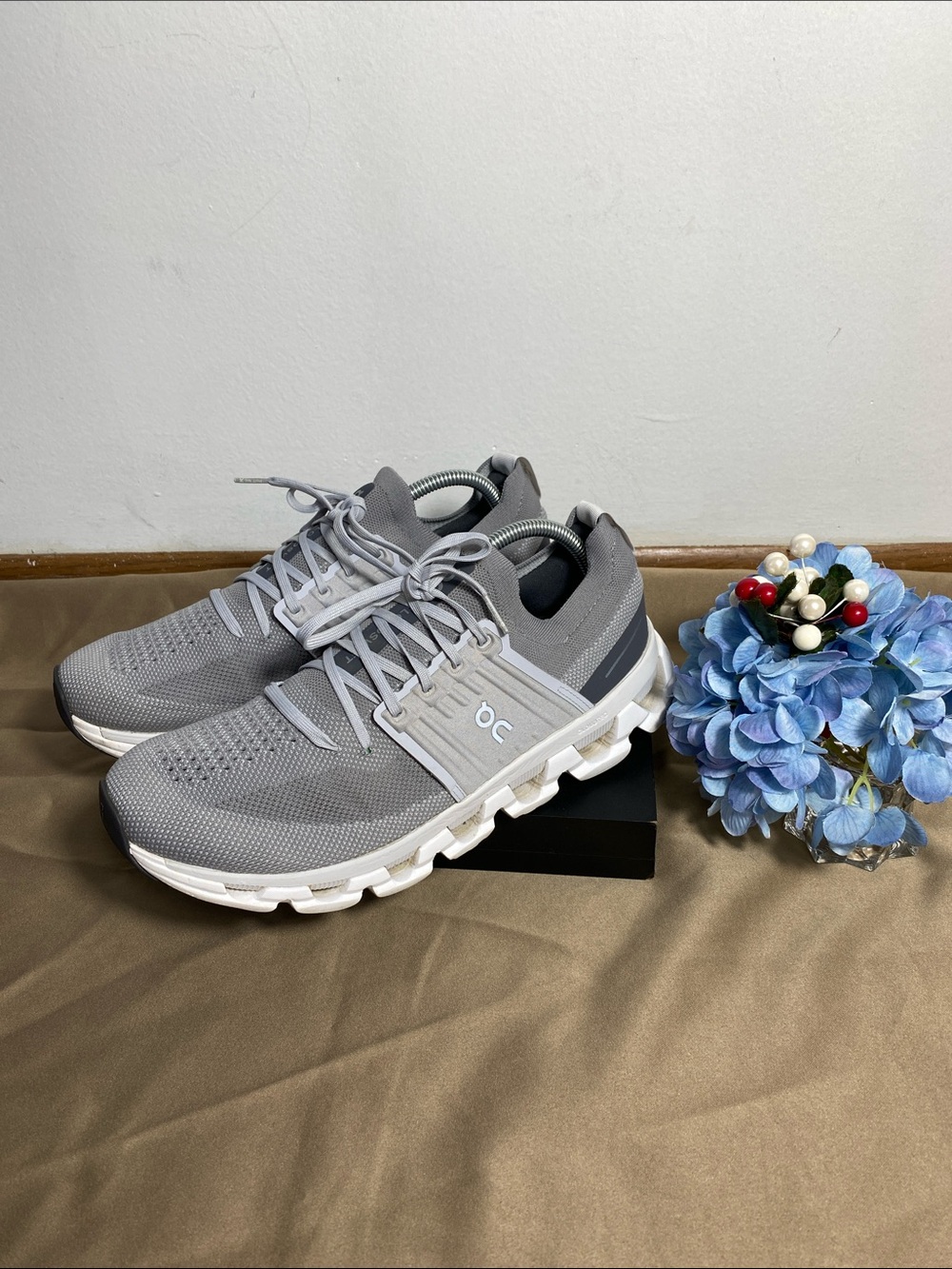On Cloud Cloudswift 3 Running Shoes Gray Mens Alloy Glacier Size 10.5